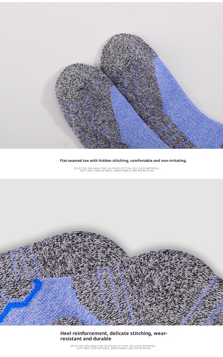 ActiveGo ActiveGo Professional Women's Combed Cotton Outdoor Sports Hiking Towel Bottom Thickened Ski Socks Winter Warmth_voghion.com