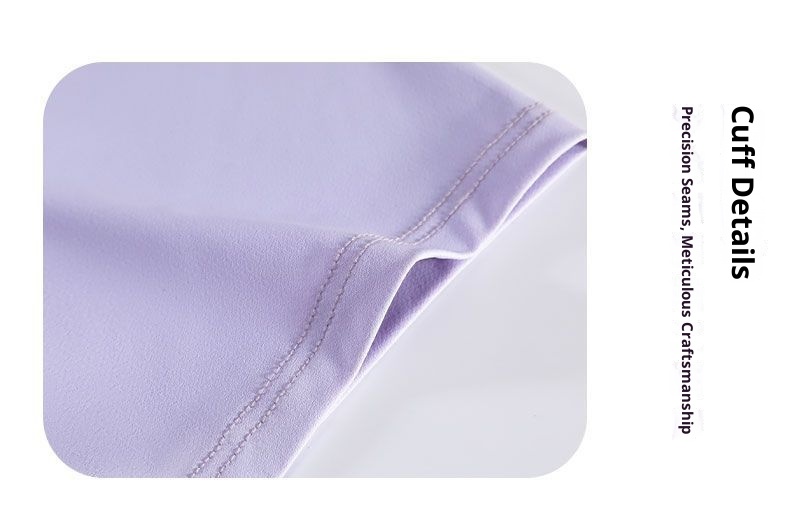 Camiseta deportiva ActiveGo de secado rápido, manga corta, ideal para fitness, fitness, tejido fino de seda de hielo con protección solar, perfecta para yoga al aire libre. Top para mujer._voghion.com