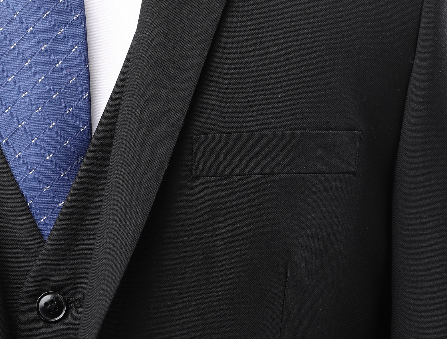 1 abito da uomo nero da lavoro, abbigliamento formale professionale di alta qualità, giacca da lavoro blu navy_voghion.com