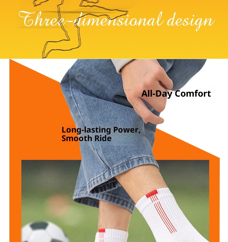 Chaussettes de sport ActiveGo pour homme, mi-mollet, en coton, printemps-automne, nouveauté décontractée, ceinture anti-odeurs, basketball, course à pied, randonnée_voghion.com