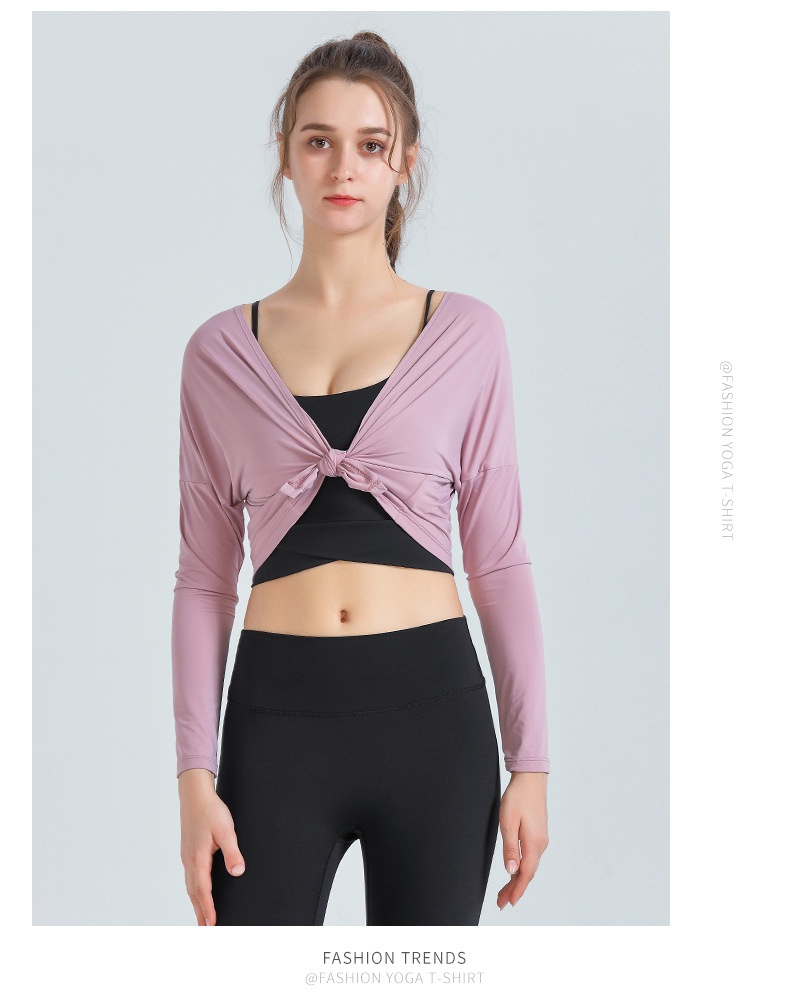 T-shirt de sport ActiveGo automne-hiver à manches longues pour femme, idéal pour le yoga, la course à pied et les activités de plein air. Inspiré des influenceuses fitness._voghion.com