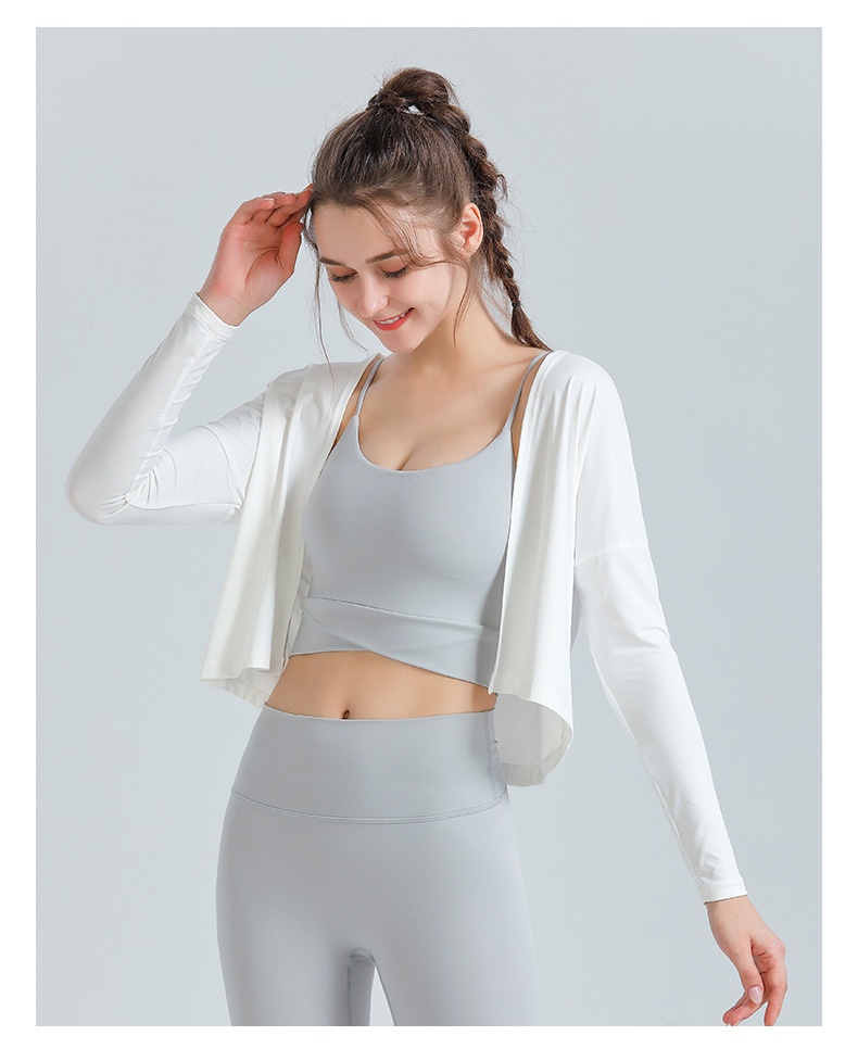T-shirt de sport ActiveGo automne-hiver à manches longues pour femme, idéal pour le yoga, la course à pied et les activités de plein air. Inspiré des influenceuses fitness._voghion.com