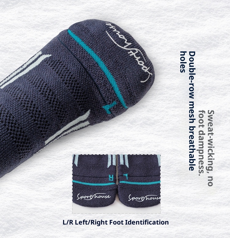 ActiveGo ActiveGo Men's High Tube Thickened Warm Ski Sports Compression Socks Towel Bottom Mountaineering Outdoor_voghion.com