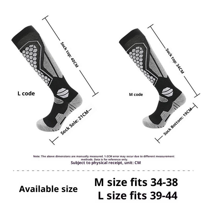 ActiveGo ActiveGo Ski Towel Bottom Warm Anti-Slip Thickened High Professional Outdoor Sports Long Tube Mountaineering Socks Wholesale_voghion.com