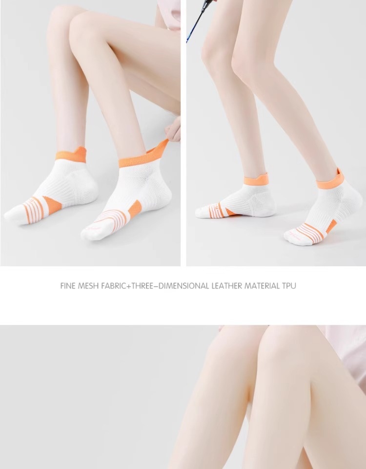 Chaussettes de sport ActiveGo pour femmes, modèle court d'été, idéales pour le marathon, la randonnée, l'alpinisme, la course à pied, le basketball professionnel et le badminton._voghion.com