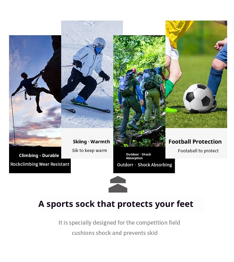 ActiveGo ActiveGo Women's Long Tube Ski Outdoor Sports Thickened Hiking Socks Towel Bottom Sweat Absorption Warmth Manufacturer In Stock_voghion.com