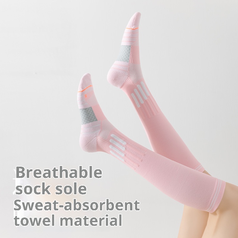 ActiveGo ActiveGo Running Sport Tennis Ciclismo Asciugamano Fondo Escursionismo Calzini Pressione Assorbimento Umidità Esterno Lungo Tubo Neve Antiscivolo_voghion.com