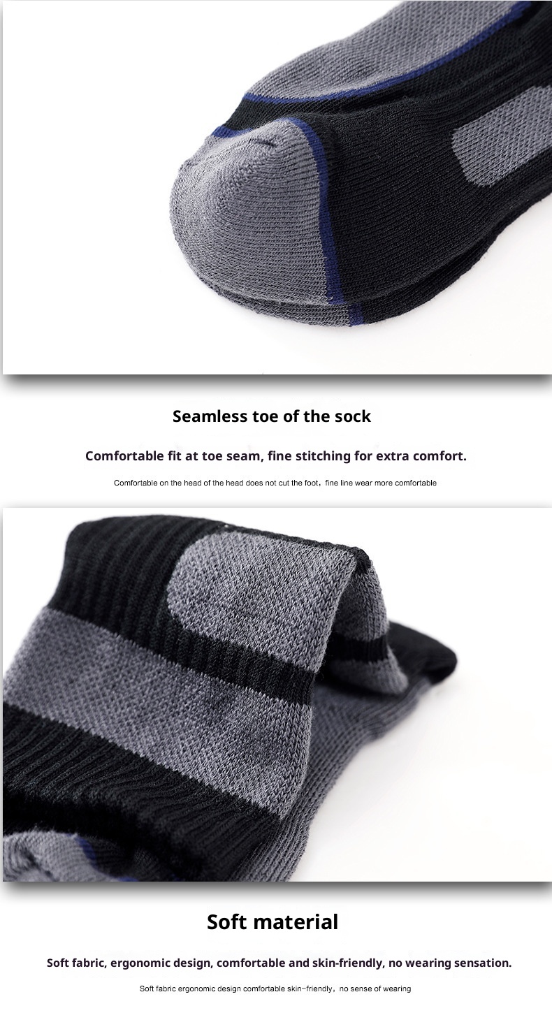 ActiveGo ActiveGo Honghao COOLMAX Cool Outdoor Sports Breathable Thickened Hiking Dry And Comfortable Trail Running Socks_voghion.com