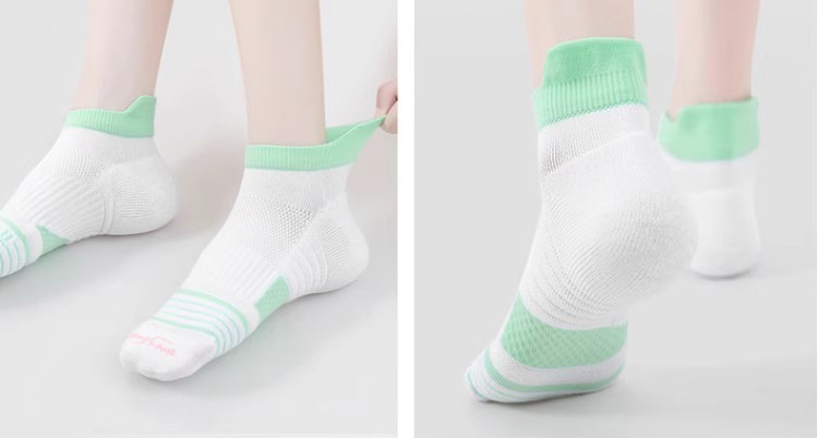 Chaussettes de sport ActiveGo pour femmes, modèle court d'été, idéales pour le marathon, la randonnée, l'alpinisme, la course à pied, le basketball professionnel et le badminton._voghion.com