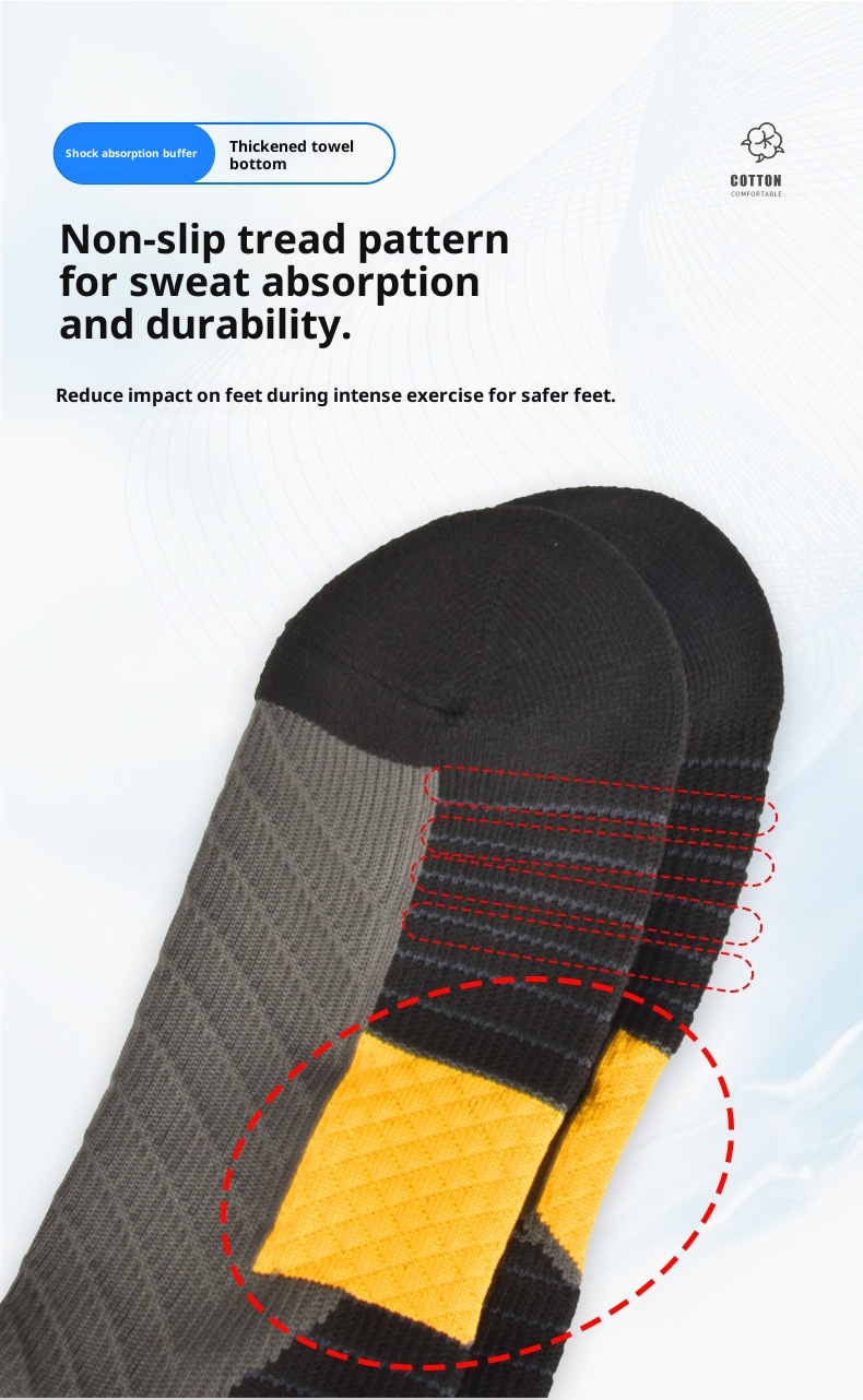 ActiveGo ActiveGo Summer New Full Size Leg Slimming Compression Yoga Running Hiking Cycling Outdoor Professional Sports Pressure Socks For_voghion.com