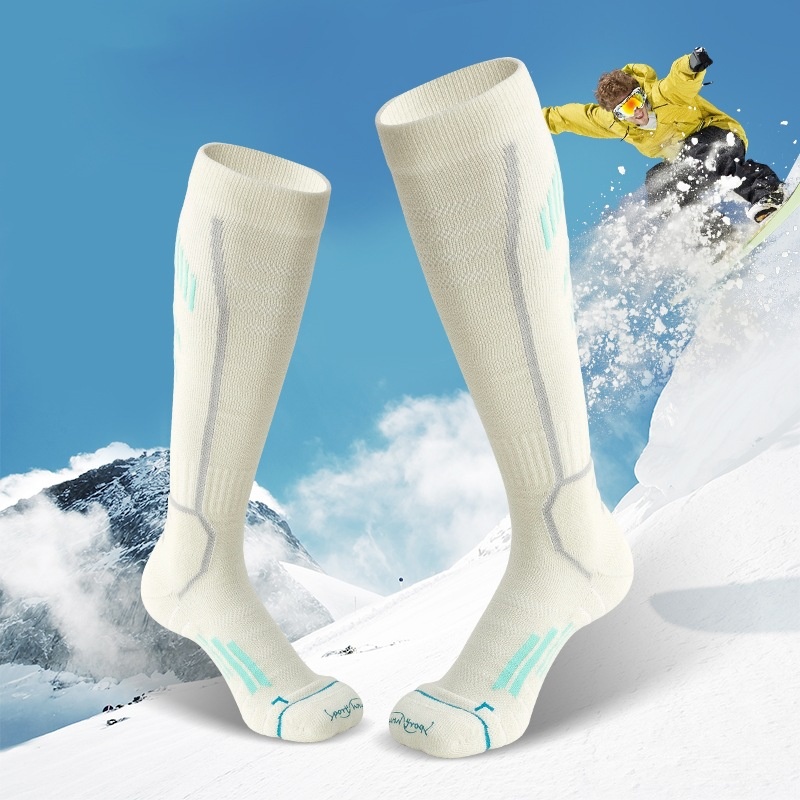 ActiveGo ActiveGo Men's High Tube Thickened Warm Ski Sports Compression Socks Towel Bottom Mountaineering Outdoor_voghion.com