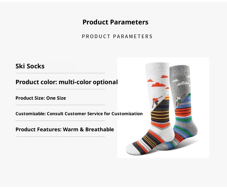 ActiveGo ActiveGo Professional Ski Long Tube Unisex Thickened Towel Bottom Autumn Winter Warm Hiking Outdoor Sports Socks_voghion.com