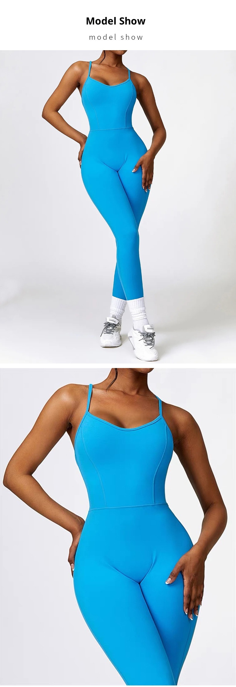 ActiveGo Cross-Border Seamless Sexy Peach Butt Yoga Wear Women High Elastic Slim Fit Fitness Outdoor Sports One-Piece Bodysuit L1_voghion.com