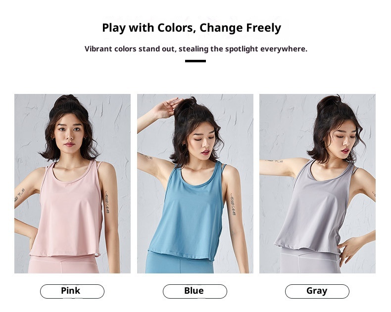 Canotta da fitness sexy ad asciugatura rapida ActiveGo One-Piece Dropshipping senza maniche e schiena scoperta per donna, sport all'aria aperta, sensazione quasi impercettibile_voghion.com