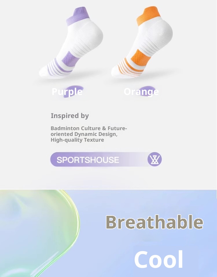 Chaussettes de sport ActiveGo pour femmes, modèle court d'été, idéales pour le marathon, la randonnée, l'alpinisme, la course à pied, le basketball professionnel et le badminton._voghion.com