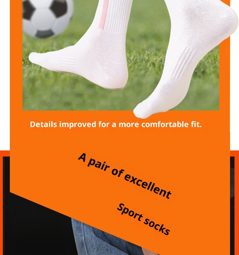 Chaussettes de sport ActiveGo pour homme, mi-mollet, en coton, printemps-automne, nouveauté décontractée, ceinture anti-odeurs, basketball, course à pied, randonnée_voghion.com