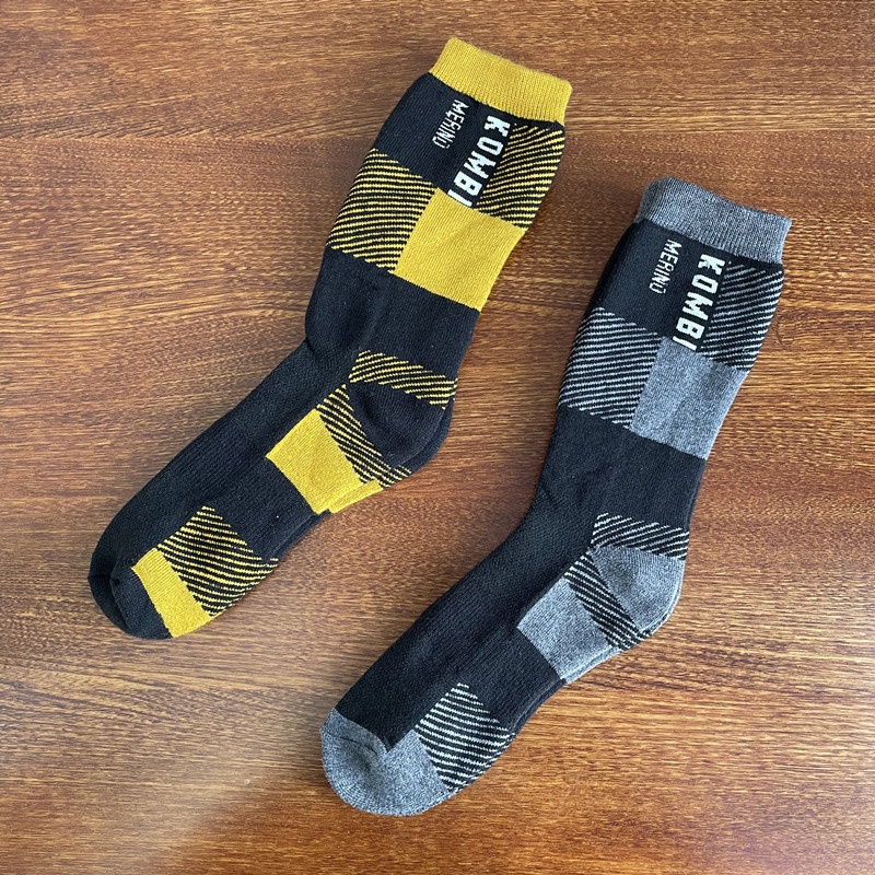 ActiveGo ActiveGo Thickened Towel Bottom Large Size Sports Hiking Mid-Calf Cotton Thermal Men's Outdoor Socks_voghion.com