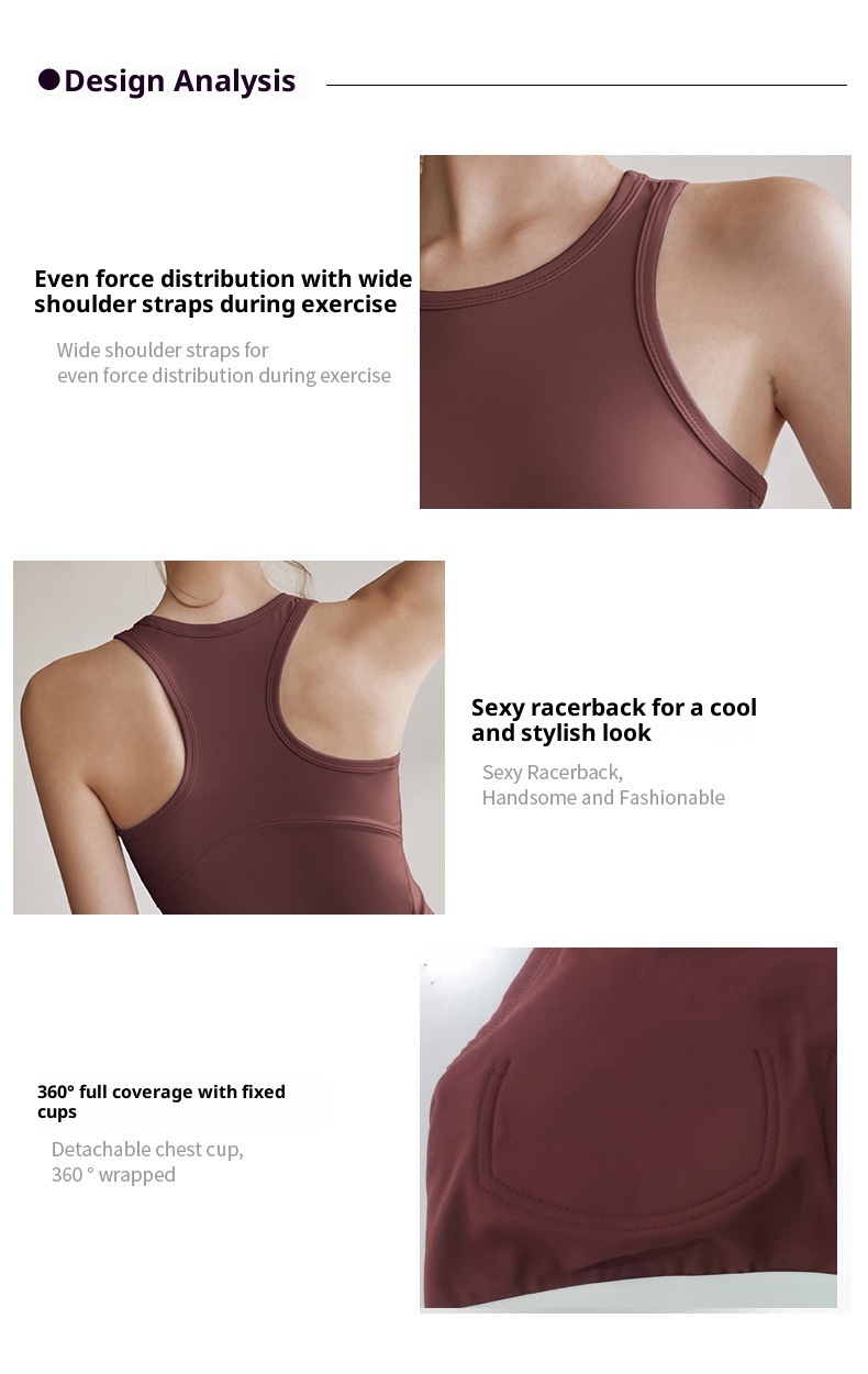 ActiveGo Wear Women Summer New Sleeveless One-piece Racerback Vest Sports Outdoor Ebb Yoga Fitness Top_voghion.com