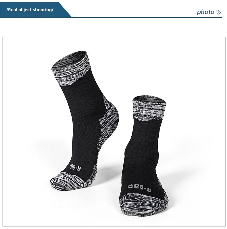 ActiveGo ActiveGo Waterproof Autumn Winter Men Women Skiing Warm Breathable Sports Hiking Long Wading Trekking Mid Tube Socks Comfortable_voghion.com