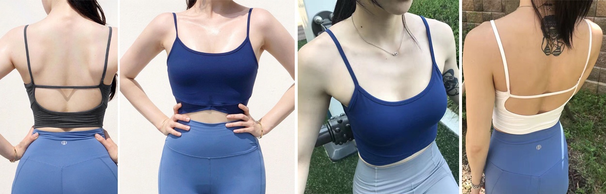 Débardeur ActiveGo Fresh Style à bretelles spaghetti et dos nu, taille haute, idéal pour le yoga, le fitness et la danse en extérieur._voghion.com