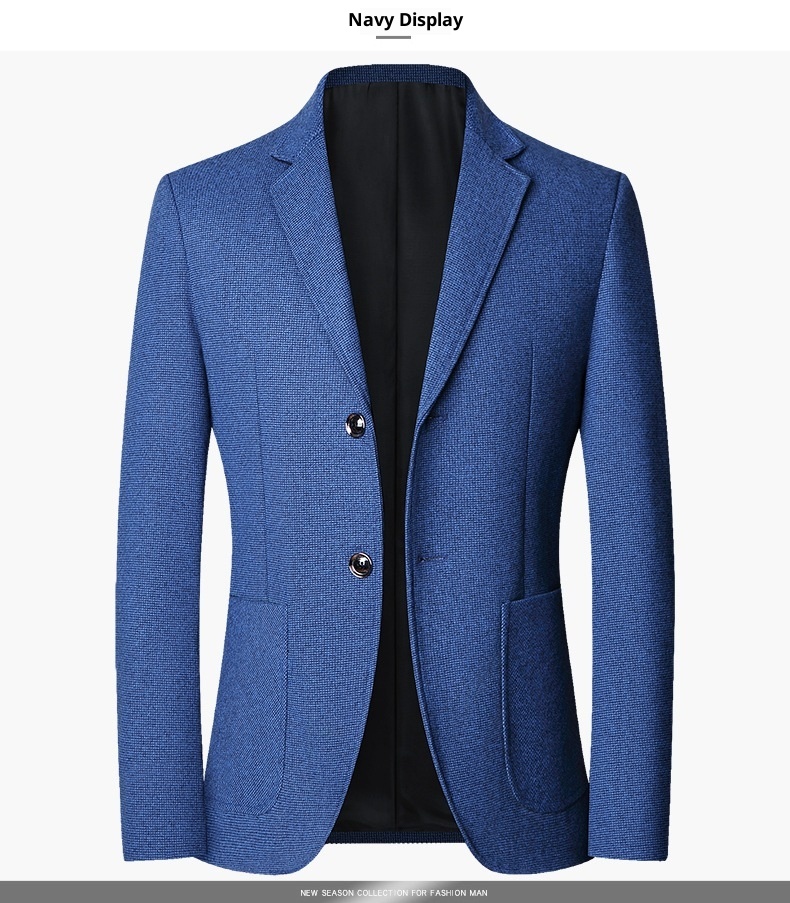 1 2025 Primavera e Autunno Nuovo Stile Uomo di Mezza Età Abito Casual Dad Outfit Blazer Monopezzo All'ingrosso Monopezzo_voghion.com