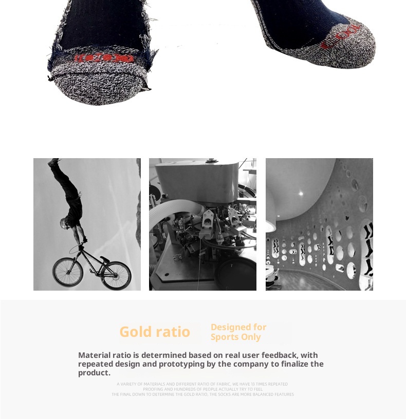 ActiveGo ActiveGo For Brand Hiking Sports Towel Bottom Thickened Outdoor Trekking Mid-Calf Socks Model A Men's Running Quick-Dry Special_voghion.com