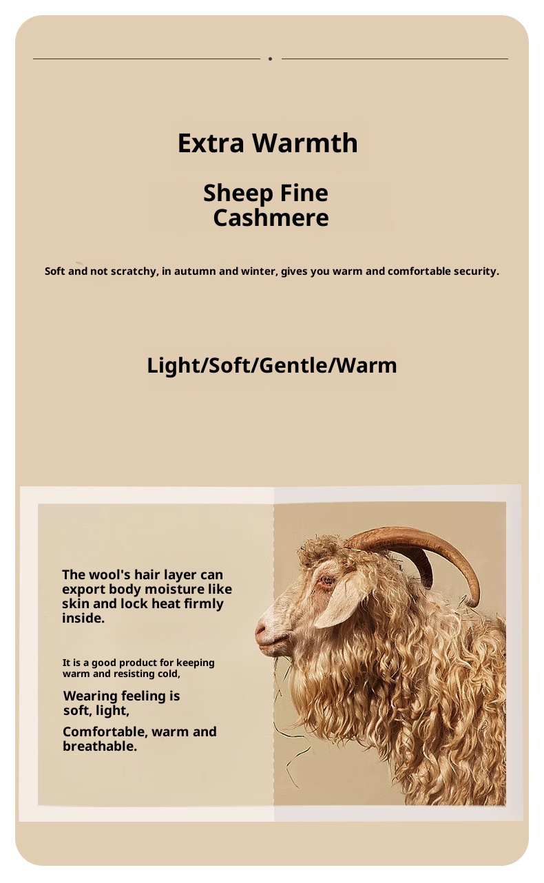 ActiveGo ActiveGo Professional Ski For Women, Wool, Warm, Thickened, Long Tube, Towel Bottom, Pressure, Sports, Mountaineering, Hiking,_voghion.com