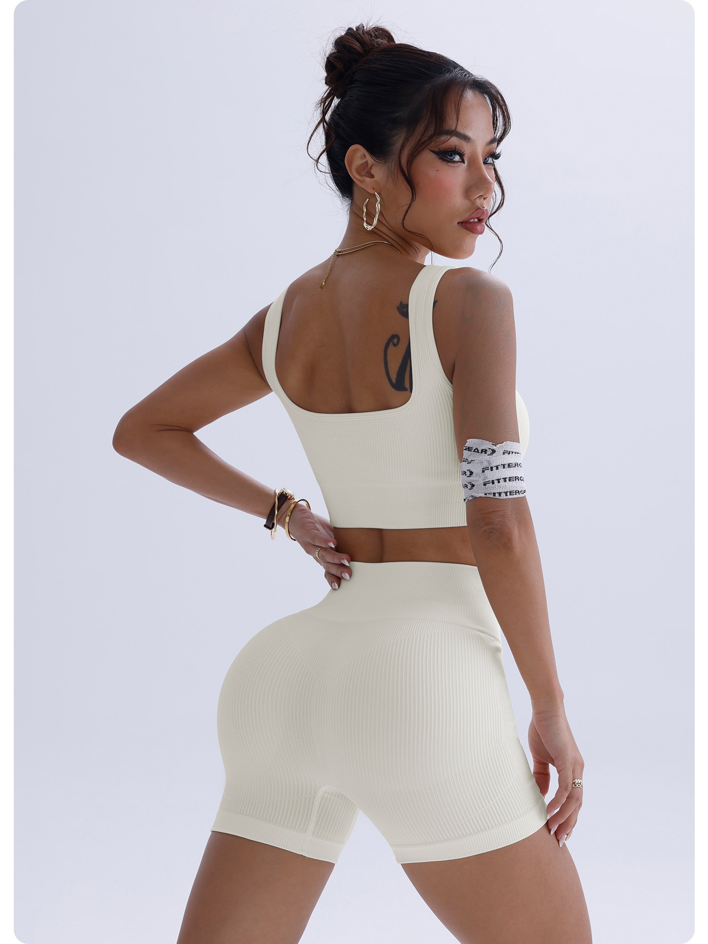 ActiveGo Hujin Outdoor Sports Seamless Yoga Quick-Dry Beautiful Back Fitness Clothing European And American Slimming_voghion.com