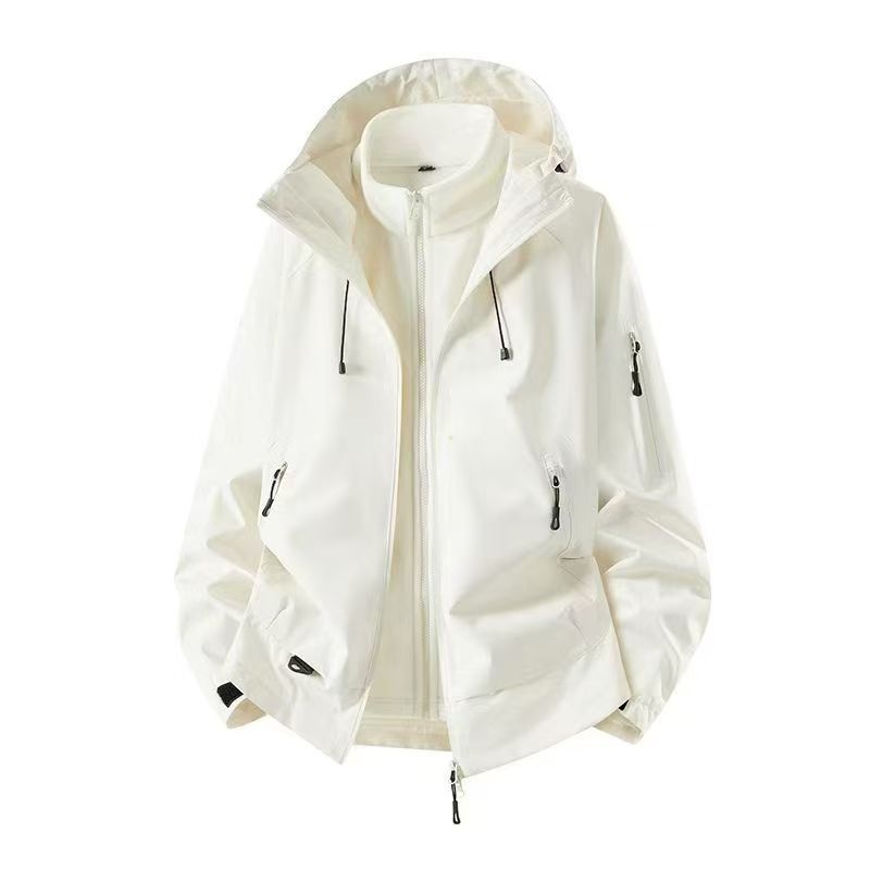 ActiveGo 2025 Herbst/Winter Neue 3-in-1 Kamelfarbene Unisex Outdoor-Modejacke Dopamin_voghion.com