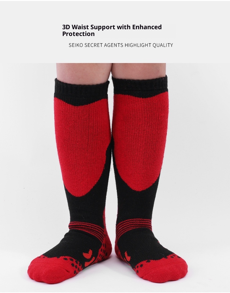 ActiveGo ActiveGo Calzini da sci per bambini, spessi, caldi e assorbenti, per sport all'aria aperta, da trekking, produttore all'ingrosso_voghion.com