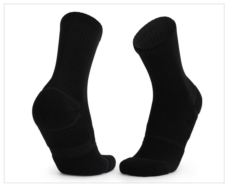 Chaussettes ActiveGo ActiveGo Outdoor Basketball, respirantes, épaisses, antidérapantes, mi-mollet, à semelle éponge, idéales pour le football, la randonnée et la course à pied._voghion.com
