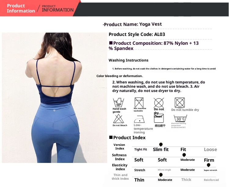 Débardeur ActiveGo Fresh Style à bretelles spaghetti et dos nu, taille haute, idéal pour le yoga, le fitness et la danse en extérieur._voghion.com