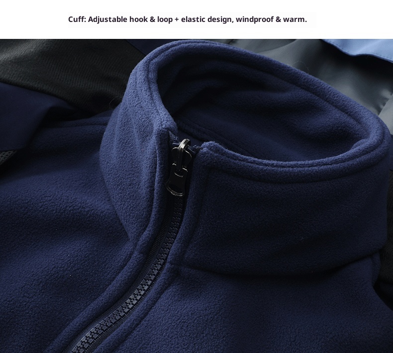 ActiveGo Outdoor Jacket 3-in-1 Set For Men And Women Detachable Windproof Waterproof Workwear Hiking Suit_voghion.com