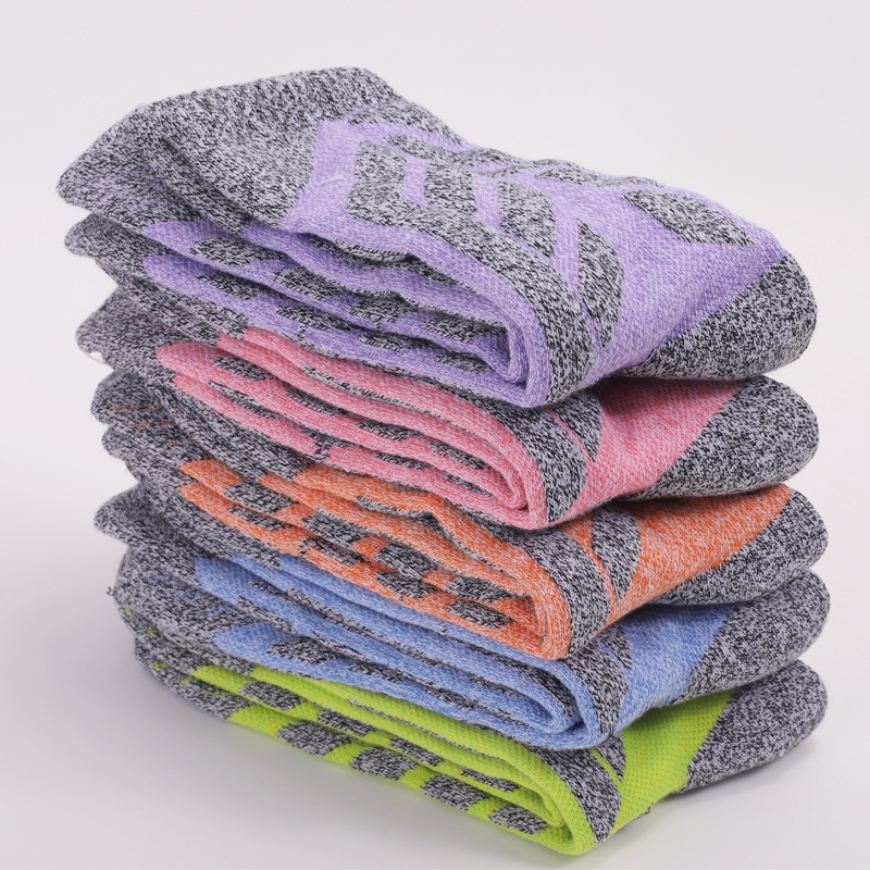 ActiveGo ActiveGo Two Wolves, pantaloni da trekking da donna spessi con fondo in spugna, assorbenti del sudore, resistenti agli odori, traspiranti, a metà polpaccio_voghion.com