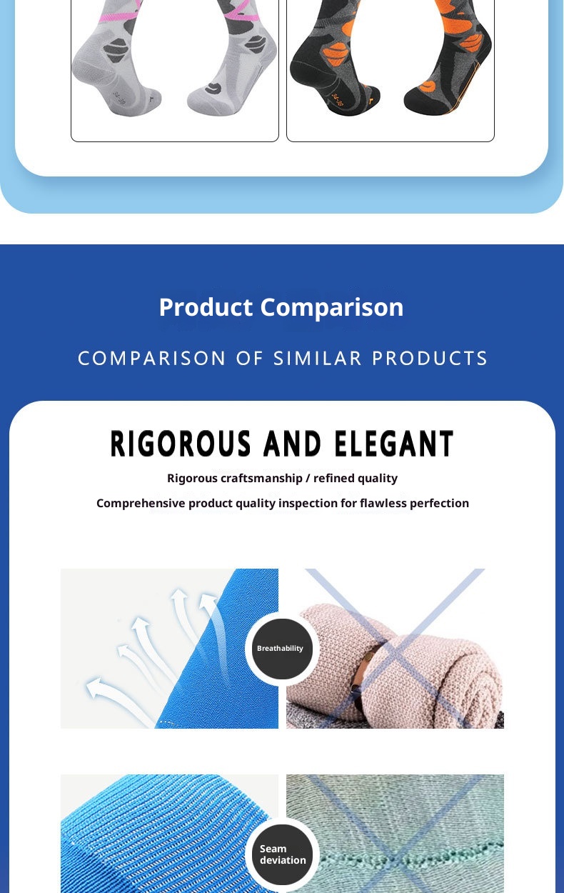 ActiveGo ActiveGo Snow Wholesale Towel Bottom Cold-Proof Ski Autumn Winter Thickened Warm Outdoor Hiking Socks_voghion.com