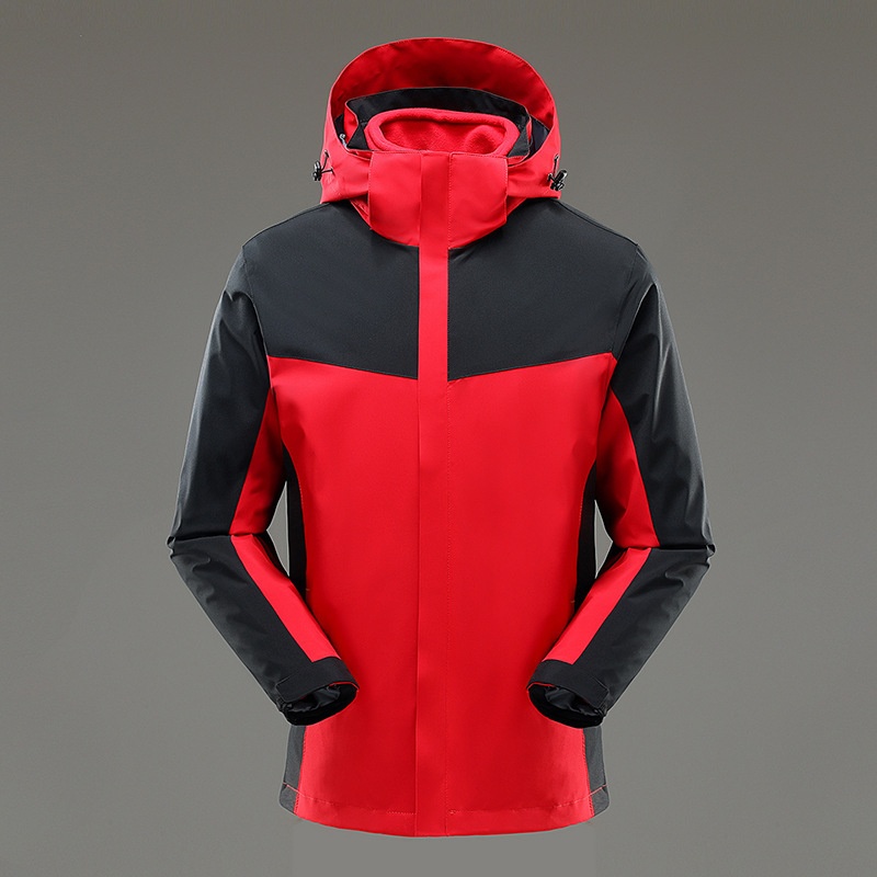 ActiveGo Outdoor Jacket 3-in-1 Set For Men And Women Detachable Windproof Waterproof Workwear Hiking Suit_voghion.com