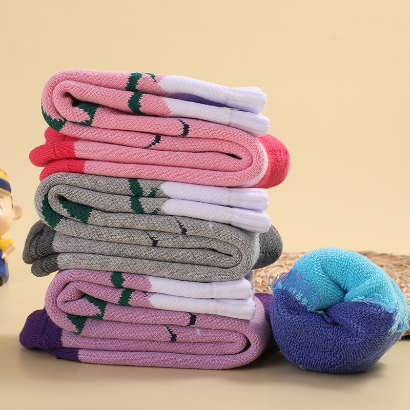 ActiveGo ActiveGo Autumn Winter Children's Ski Thickened Terry Knee Pads Shock Absorption Hiking Trekking Breathable Sports Thermal Socks_voghion.com