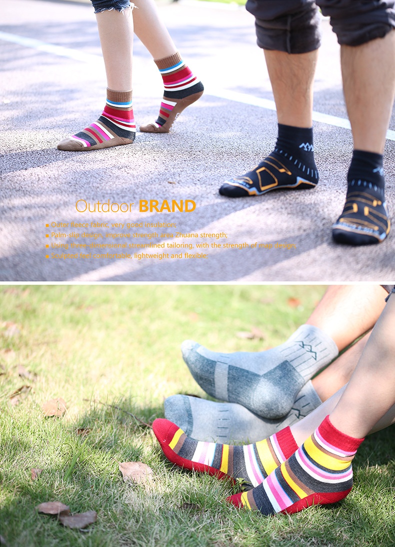 ActiveGo ActiveGo SANTO Men's Hiking Thickened Warm Outdoor Trekking Sweat-Absorbent Odor-Resistant Running Sports Socks_voghion.com