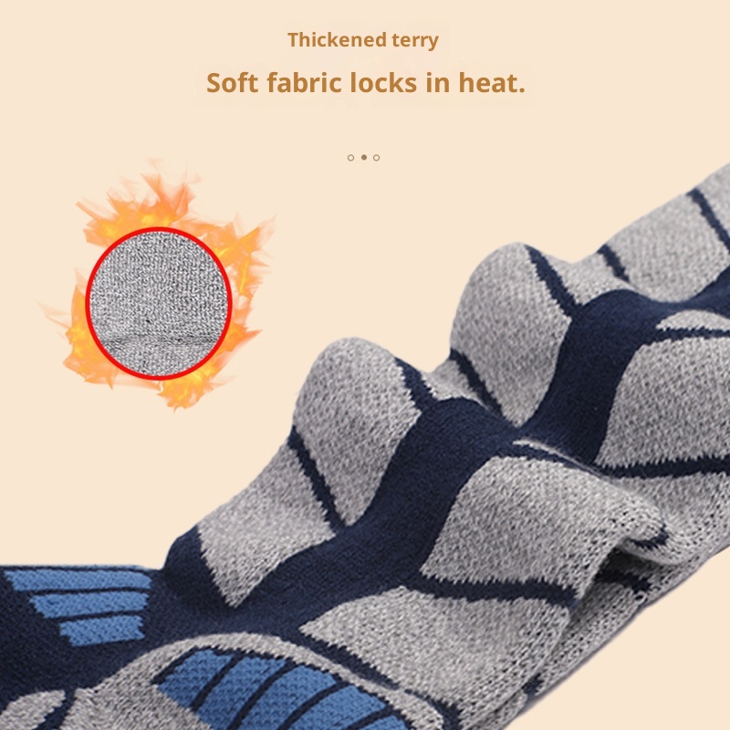 ActiveGo ActiveGo Long Snow Autunno Inverno Outdoor Sci Escursionismo Sport Asciugamano Casual Calzini da sci in lana merino_voghion.com