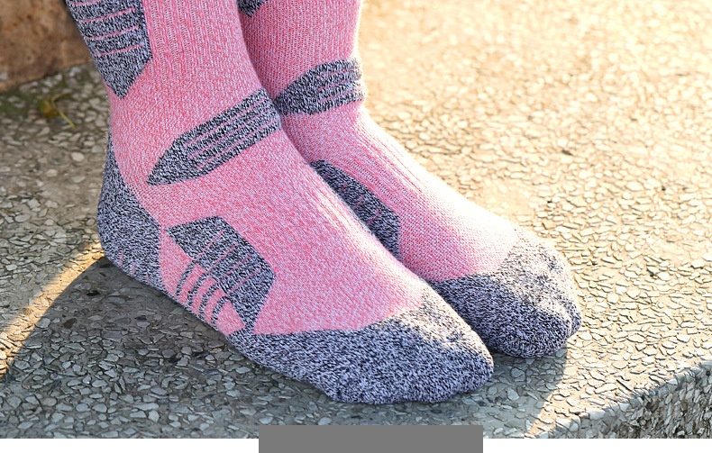 ActiveGo ActiveGo Thickened Outdoor Hiking Running Trekking Towel Bottom Sweat-Absorbing Mid-Calf Sports Socks Original Design_voghion.com