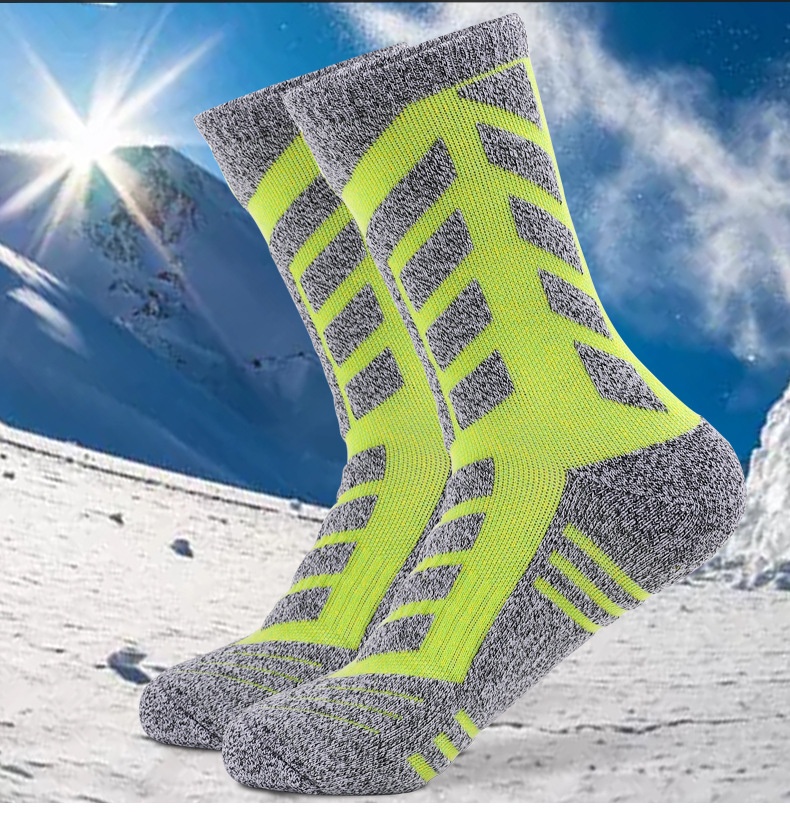 ActiveGo ActiveGo Two Wolves, pantaloni da trekking da donna spessi con fondo in spugna, assorbenti del sudore, resistenti agli odori, traspiranti, a metà polpaccio_voghion.com