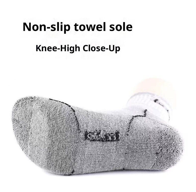 ActiveGo Outdoor-Sport-Socken für Herbst und Winter: Verdickte, strapazierfähige, rutschfeste Socken zum Laufen und Wandern in der Wüste – ideal für Damen und Herren._voghion.com