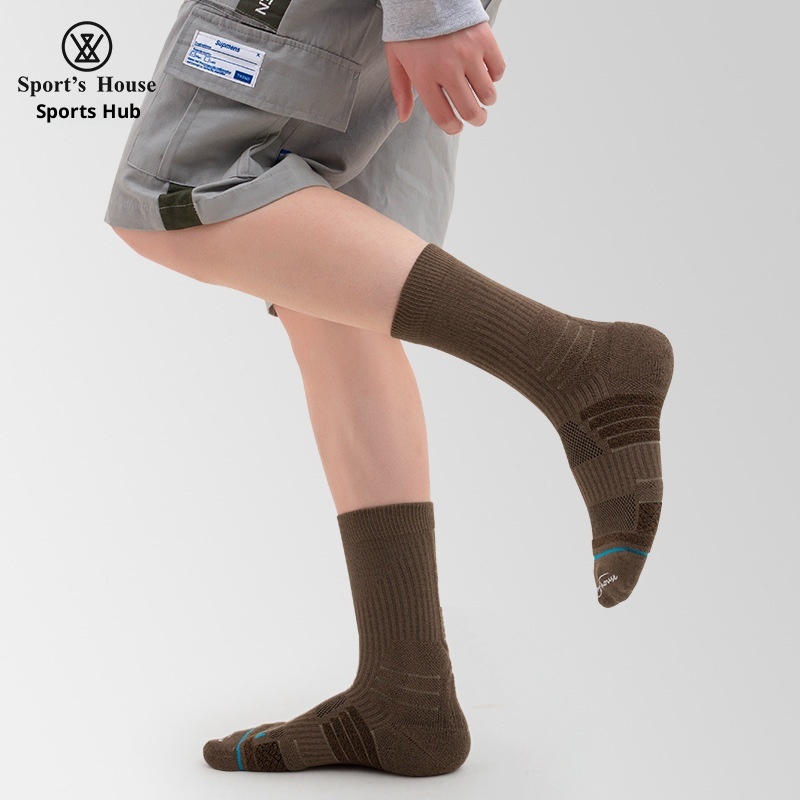 ActiveGo ActiveGo Sport's House Men's Mid-Calf COOLMAX Quick-Dry Breathable Fabric Hiking Climbing Sports Socks_voghion.com