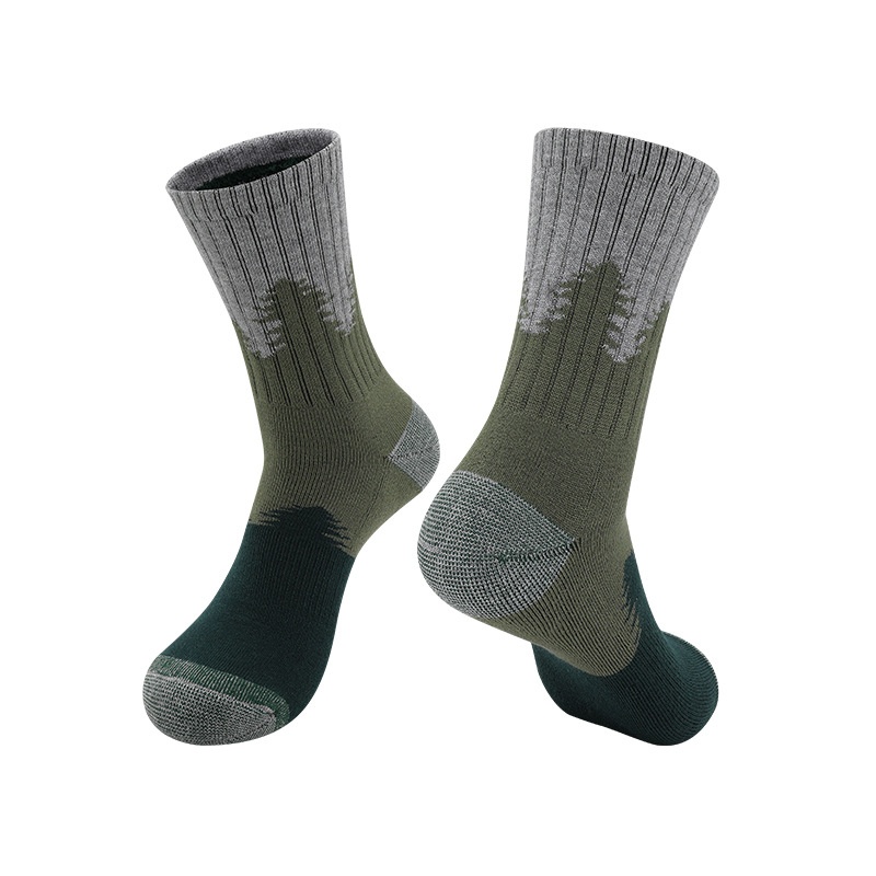 ActiveGo ActiveGo Autumn Warm Ski Non-Slip Merino Wool Outdoor Professional Sports Hiking Thickened Mountaineering Socks_voghion.com