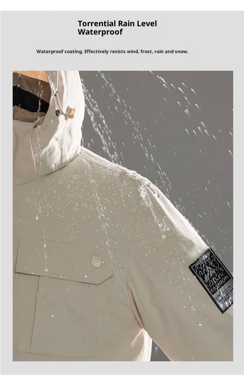 ActiveGo New Outdoor Down Tre in Uno 0,05 kg Set di Pezzi Giacca Invernale Uomo e Donna Tuta da Alpinismo Cappotto Staccabile_voghion.com