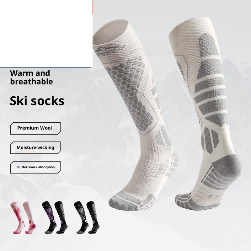 ActiveGo ActiveGo Uomo Sci Invernale Caldo Ispessito Lungo Donna Professionale Ciclismo Alpinismo Corsa Escursionismo Compressione Metà Polpaccio_voghion.com