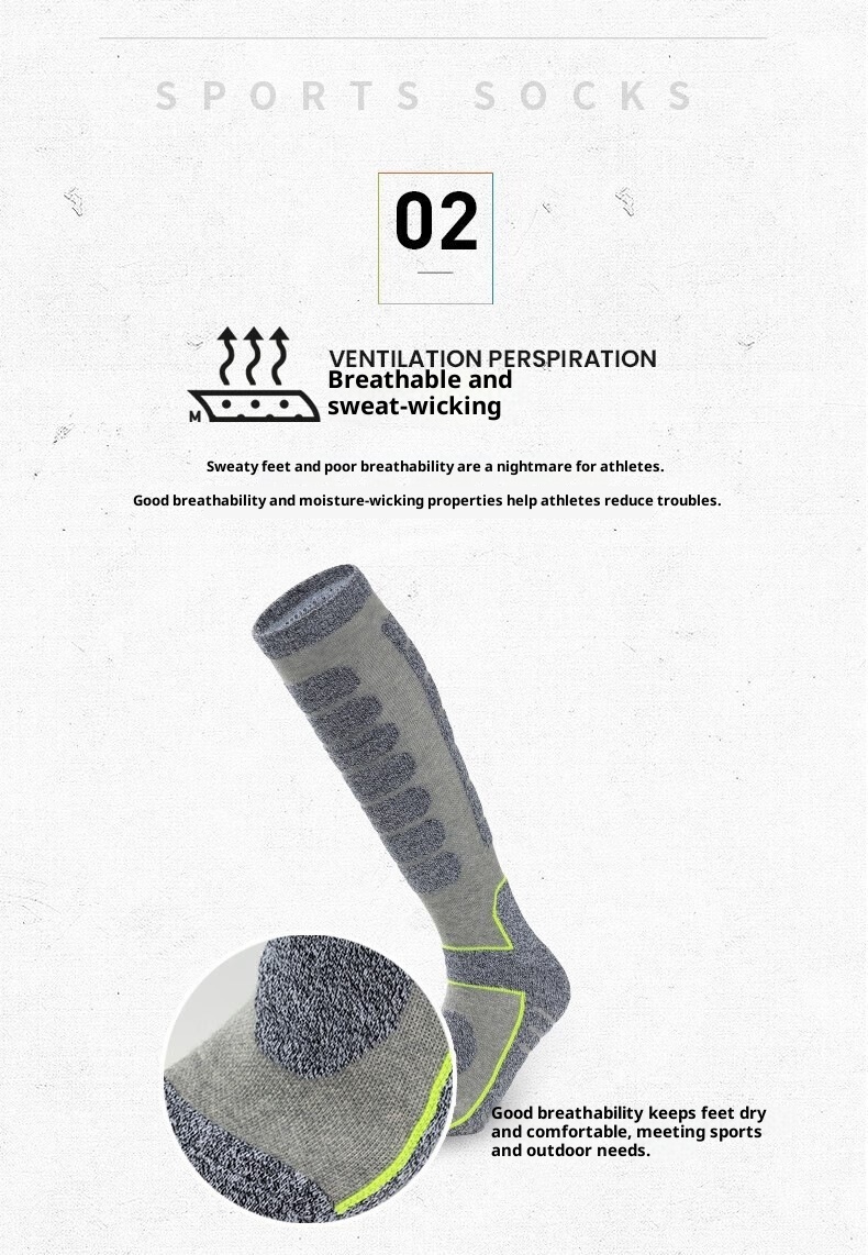 ActiveGo ActiveGo Sci da neve professionale per uomo e donna, tubo lungo alto, fondo in asciugamano spesso per alpinismo ed escursionismo all'aperto_voghion.com