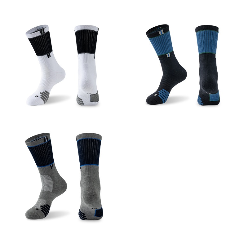 ActiveGo Outdoor-Sportsocken für Herren, mittelhoch, mit verdickter Frotteesohle, ideal zum Wandern, Laufen und Basketball (Großhandel)_voghion.com