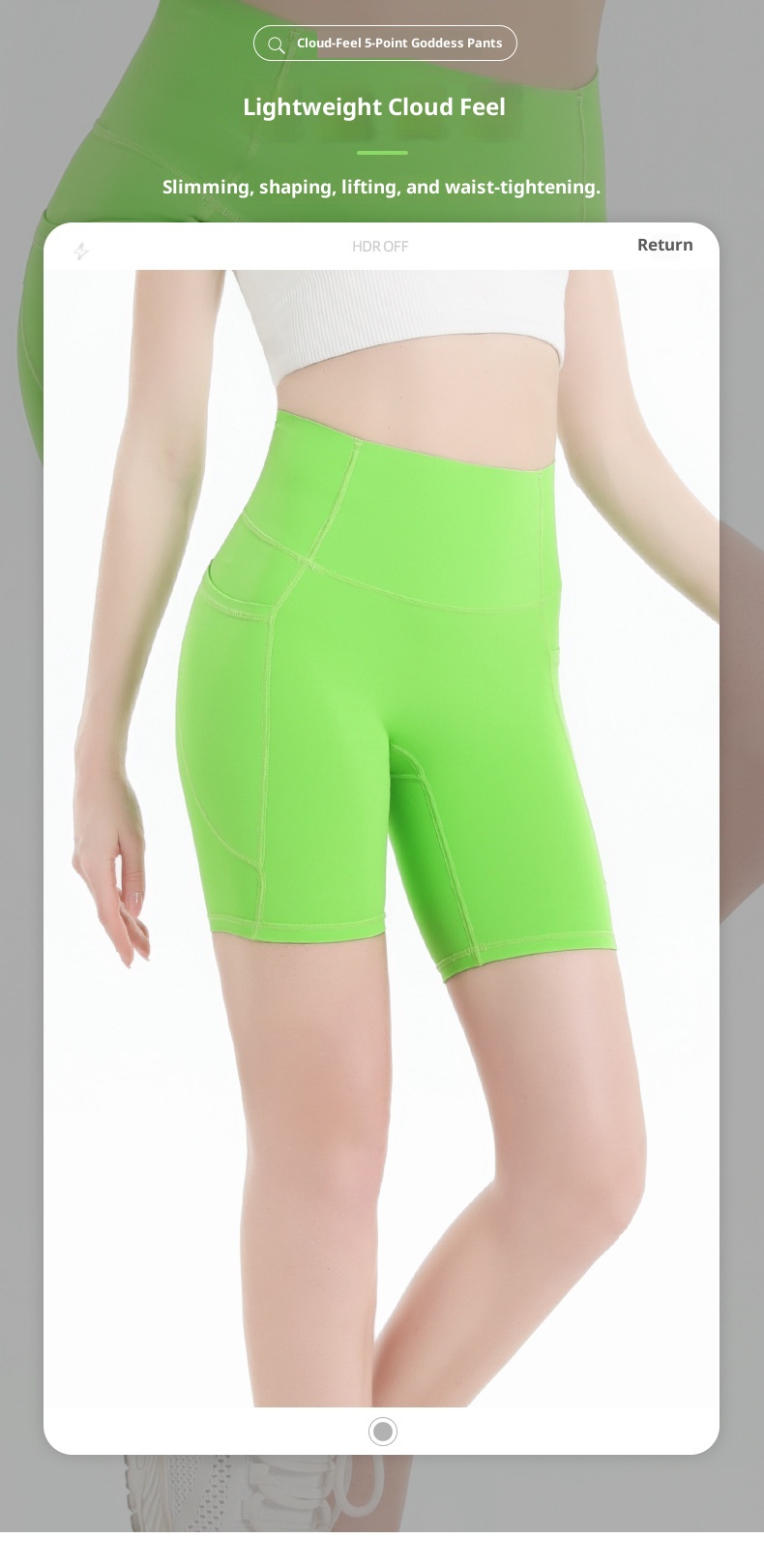Short de yoga ActiveGo Seamless Jelly Glue, short de Pilates taille haute gainant effet ventre plat, pantalon de sport outdoor pour femme_voghion.com