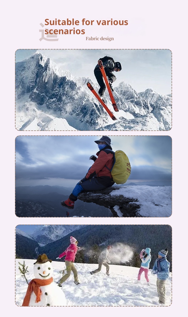 ActiveGo ActiveGo Outdoor Sports Thickened Hiking For Men Women, Towel Bottom Sweat-Absorbing Long Tube Socks, Odor-Resistant And Warm_voghion.com